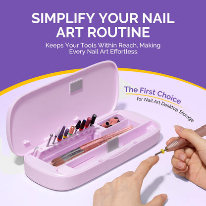 Travel size MelodySusie acrylic nail accessory organizer