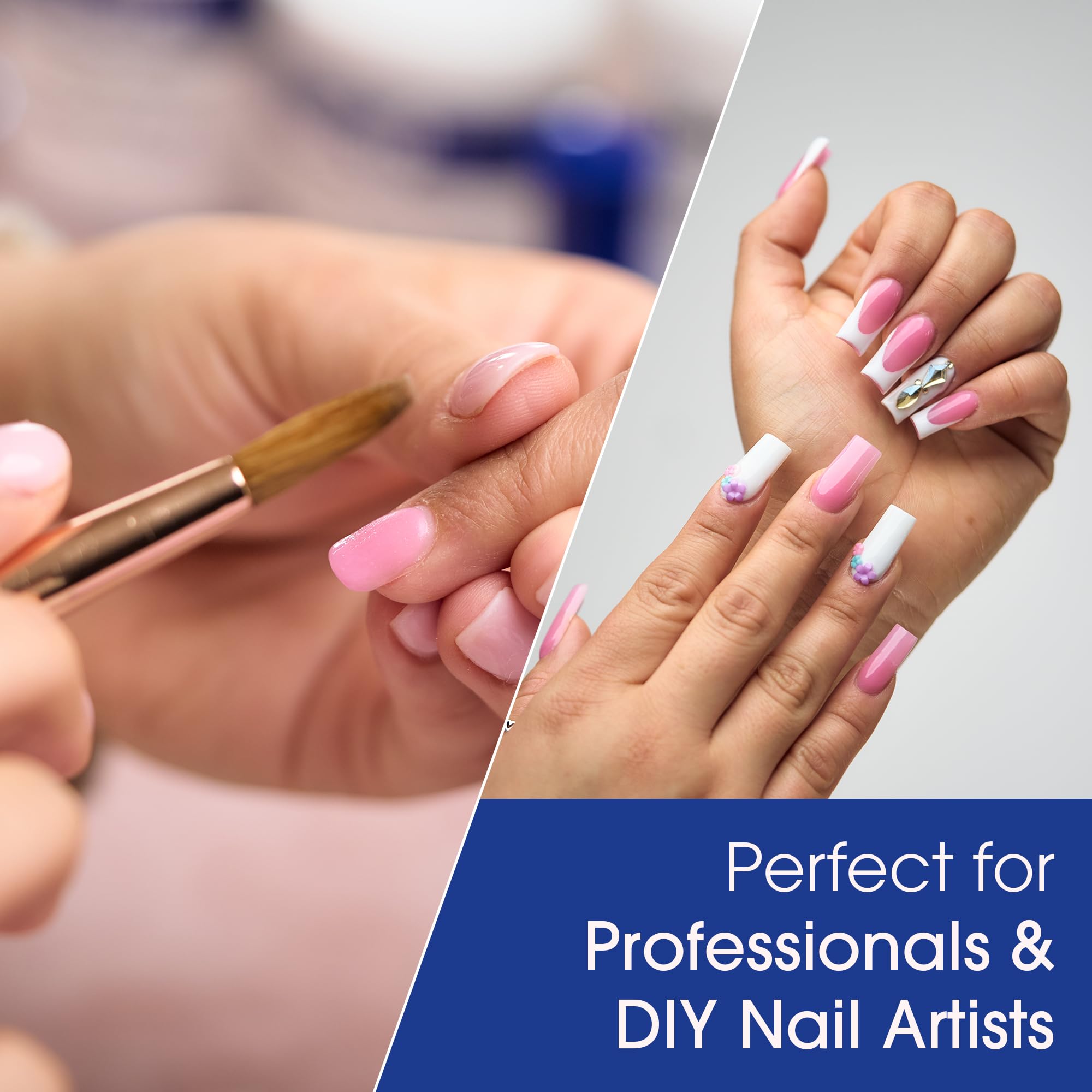 MMA free liquid monomer by DeEnti for salon quality manicures and pedicures
