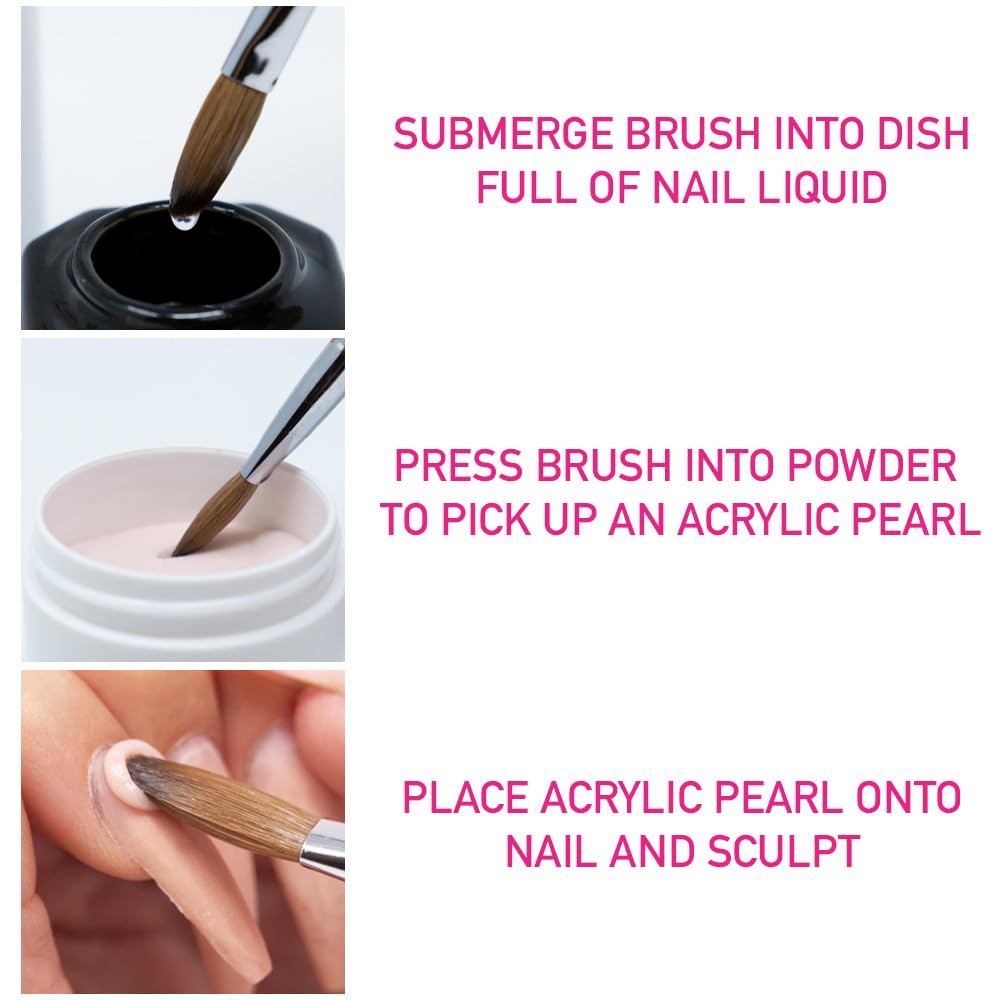 Authentic USA imported Young Nails monomer bottle close up