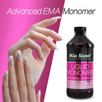 Mia Secret acrylic nail liquid 32 fluid ounce label closeup