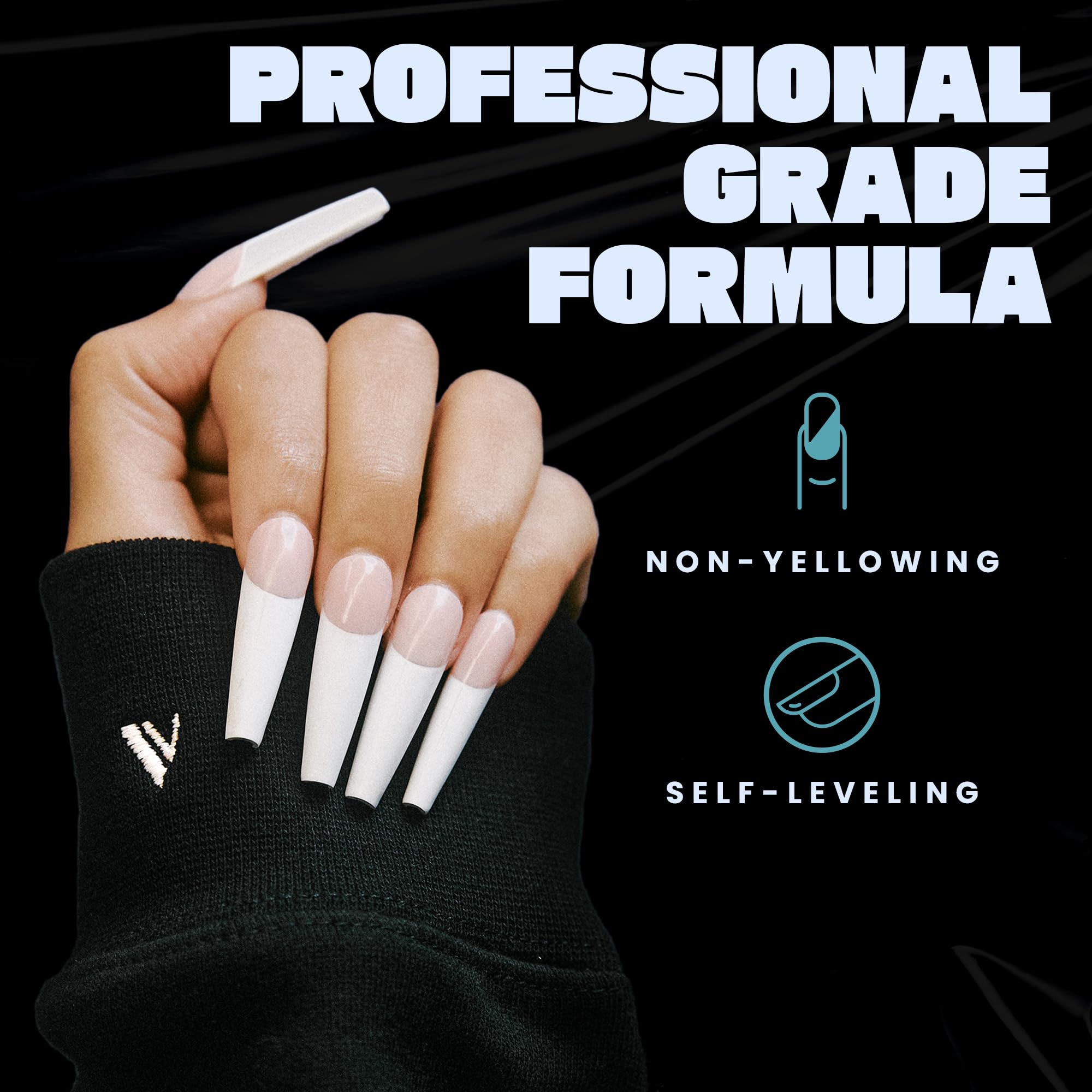 Professional salon acrylic nail liquid monomer by V Beauty Pure for manicures