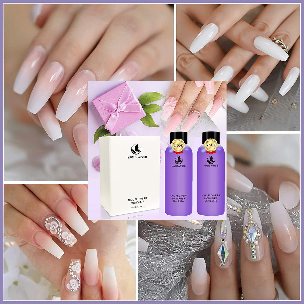 Magic Armor liquid monomer ready for nail extension kit