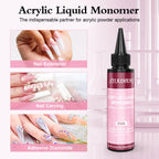 Jiasheng acrylic nail liquid showing bottle label and volume details