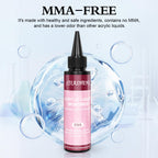 Jiasheng professional monomer bottle alongside acrylic nail powder containers