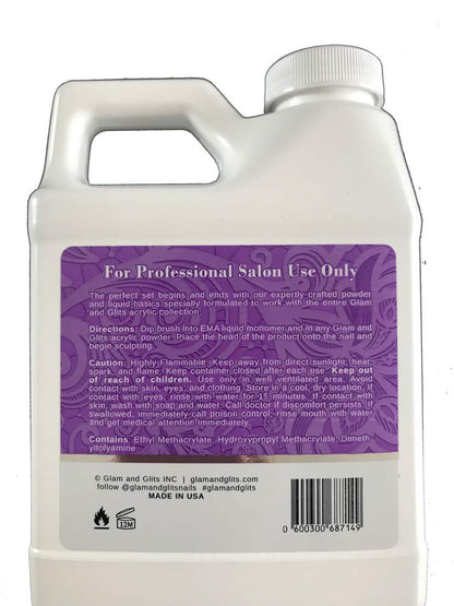 Glam and Glits premium salon ready liquid monomer for acrylic application