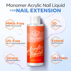 Modelones acrylic monomer liquid bottle showing volume capacity details