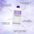 EzFlow professional nail monomer bottle in salon setting