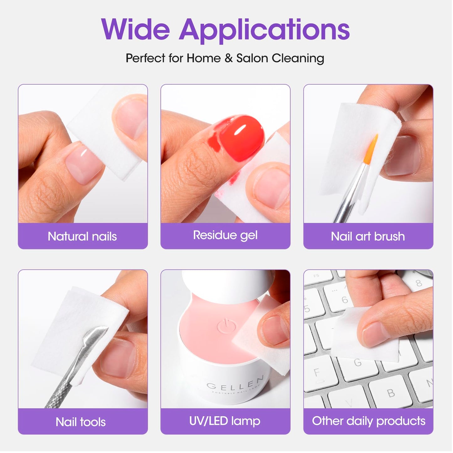 Gellen cruelty free non toxic slip solution showing safe application near cuticles and fingers.