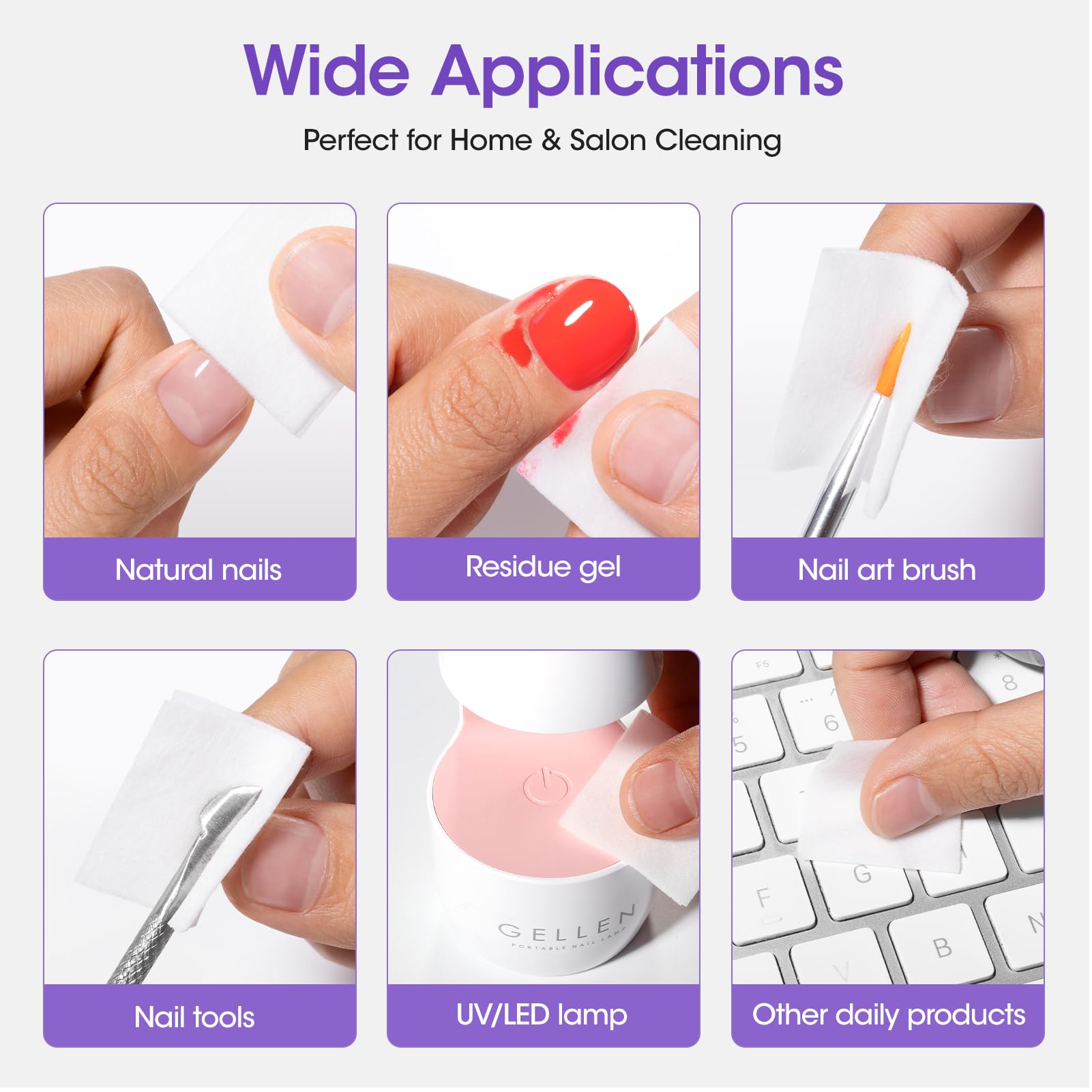 Gellen cruelty free non toxic slip solution showing safe application near cuticles and fingers.