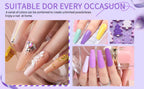 Professional manicure setup with monomer and powder
