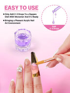 Ebanku liquid acrylic smell eliminator dropper cap mechanism