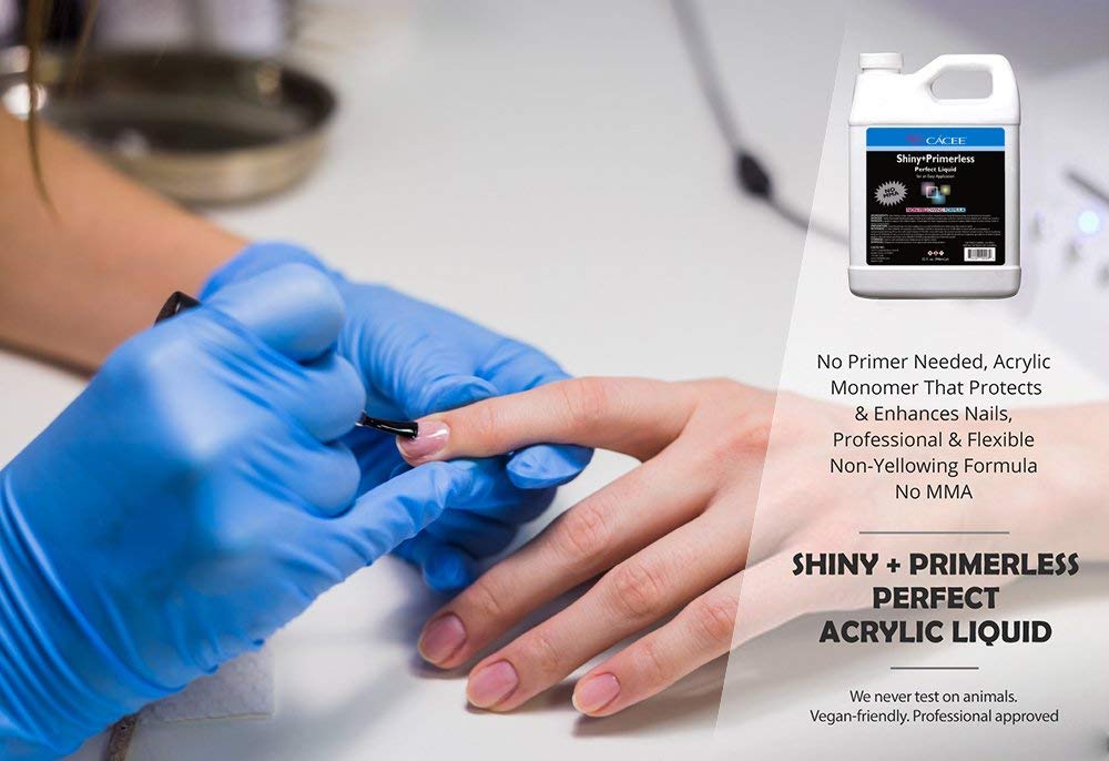 Cacee shiny primerless professional liquid monomer for salon extensions