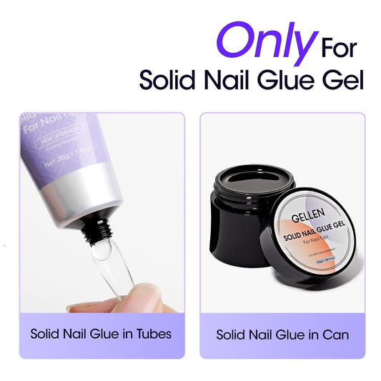 Gellen acetone free nail glue debonder spray showing packaging box details