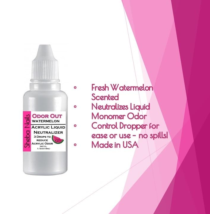 MMA-free vegan acrylic monomer neutralizer bottle highlighting its premium protective dropper cap.