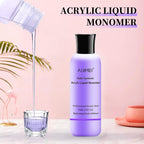 Aijimei acrylic liquid monomer 75 milliliters bottle size comparison