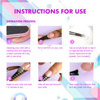 Aijimei professional nail extension liquid monomer bottle angle view