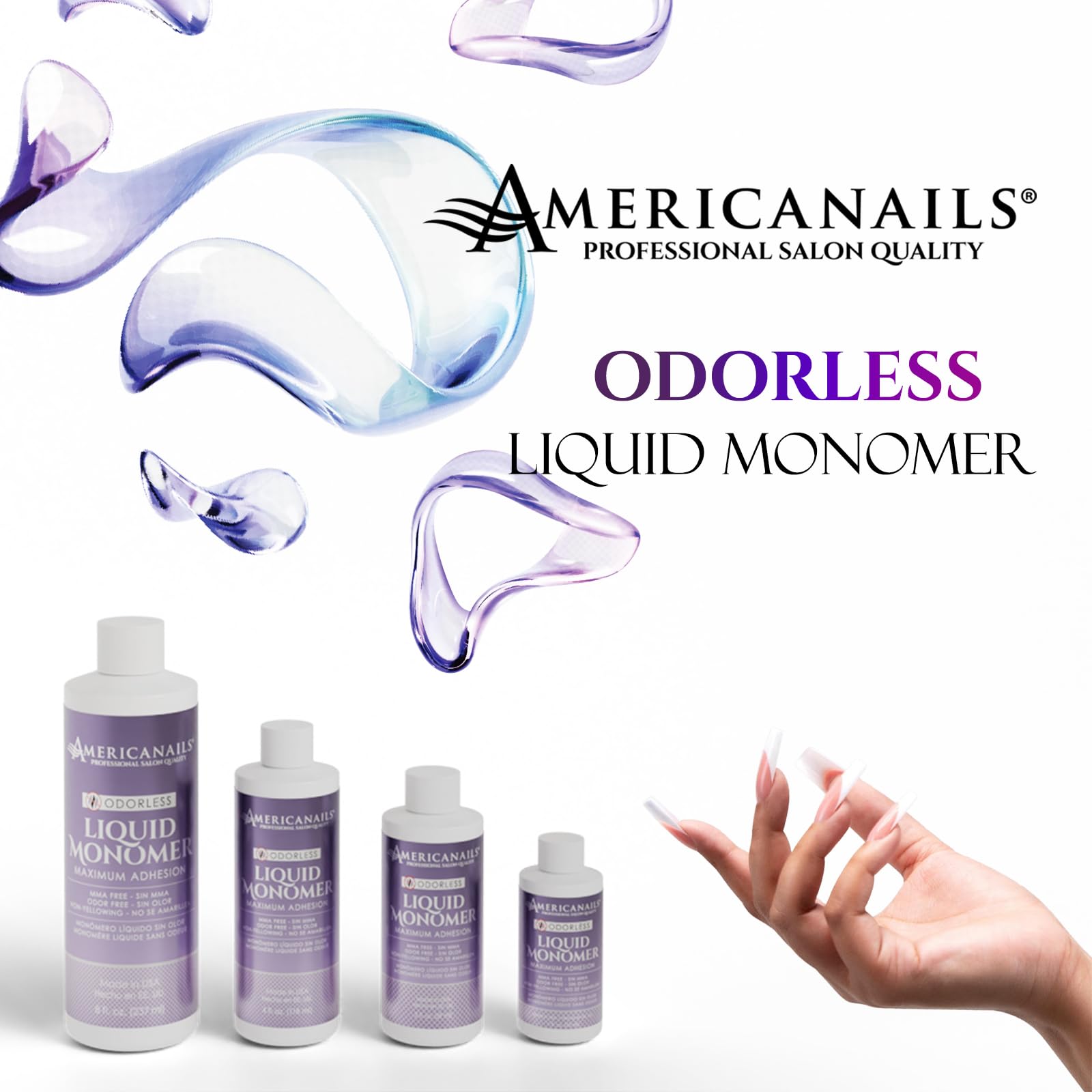 Americanails USA imported non yellowing acrylic nail monomer solution