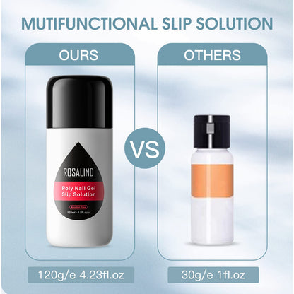 Full contents of the imported ROSALIND liquid extension set showcasing bottle brush and cup accessories