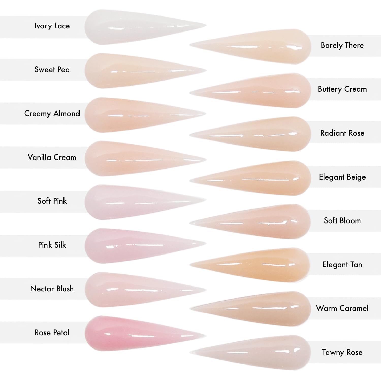 Rose Petal acrylic powder for nail extensions