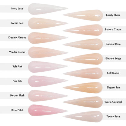 Rose Petal acrylic powder for nail extensions