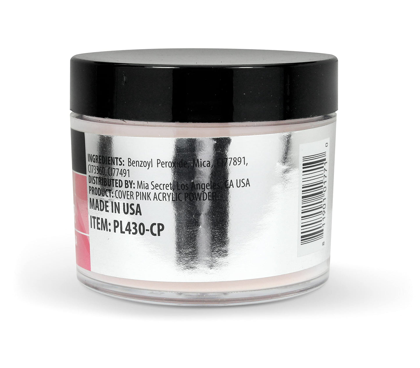 Mia Secret professional acrylic nail system pink powder label