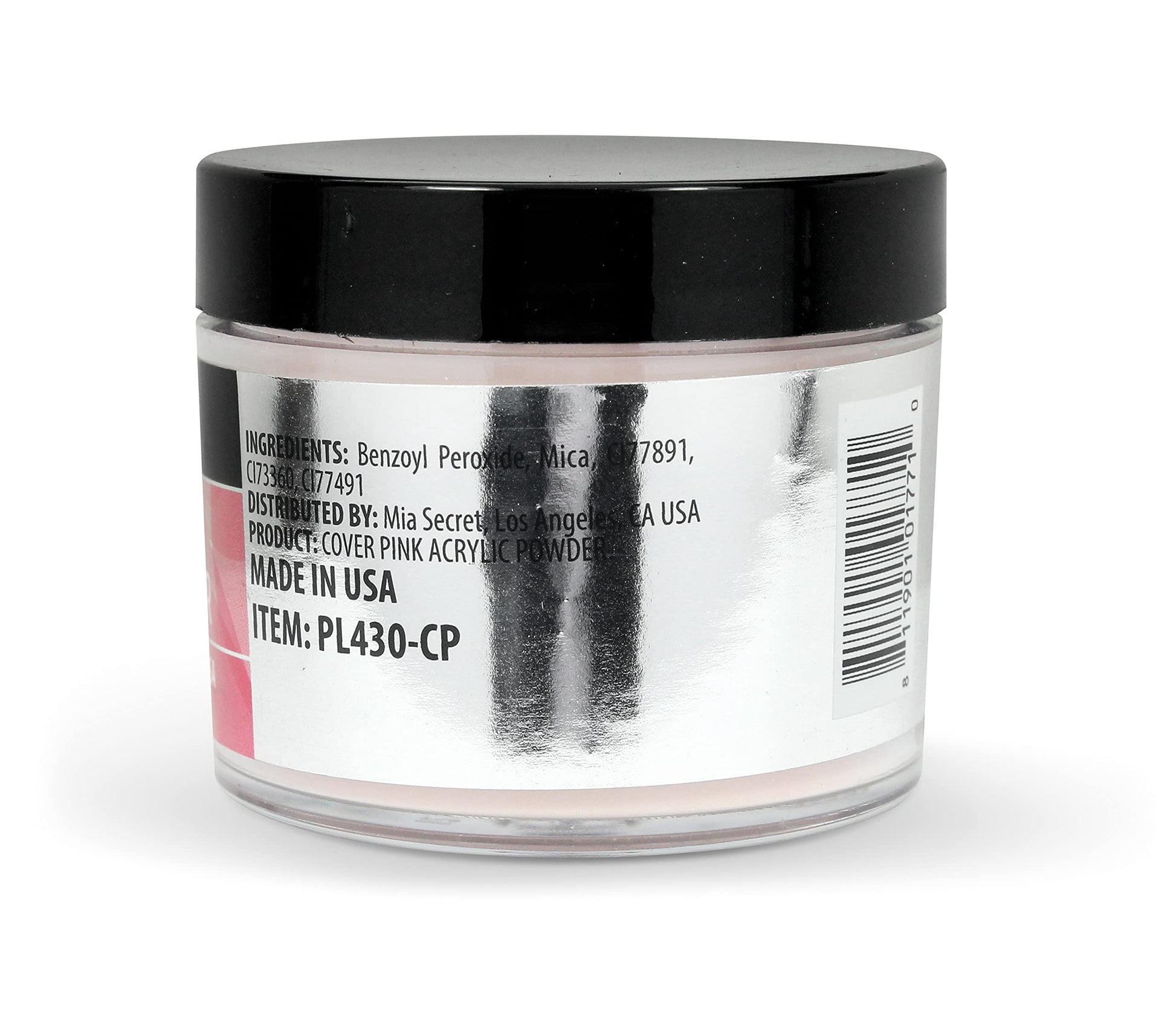 Mia Secret professional acrylic nail system pink powder label