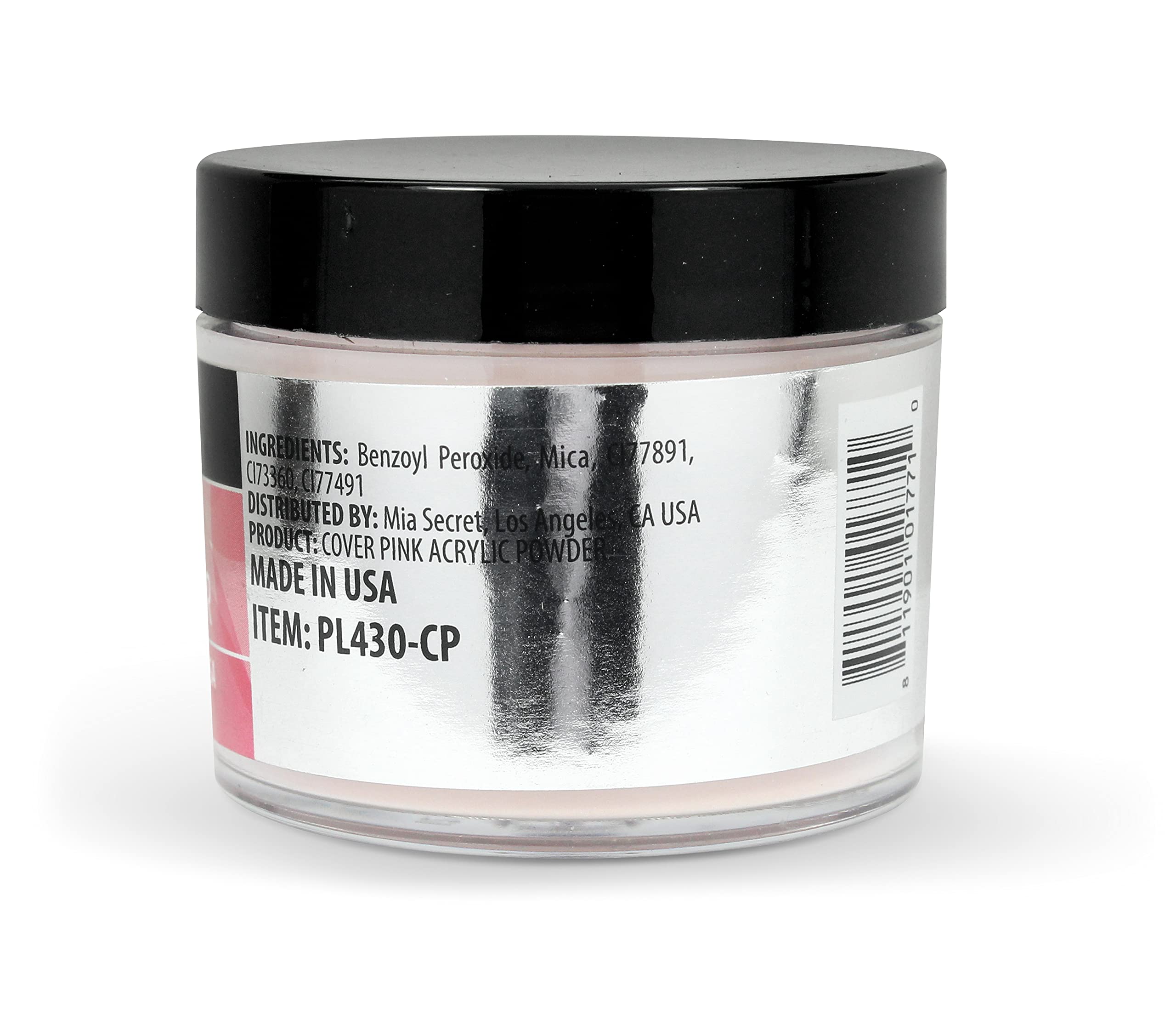 Mia Secret professional acrylic nail system pink powder label
