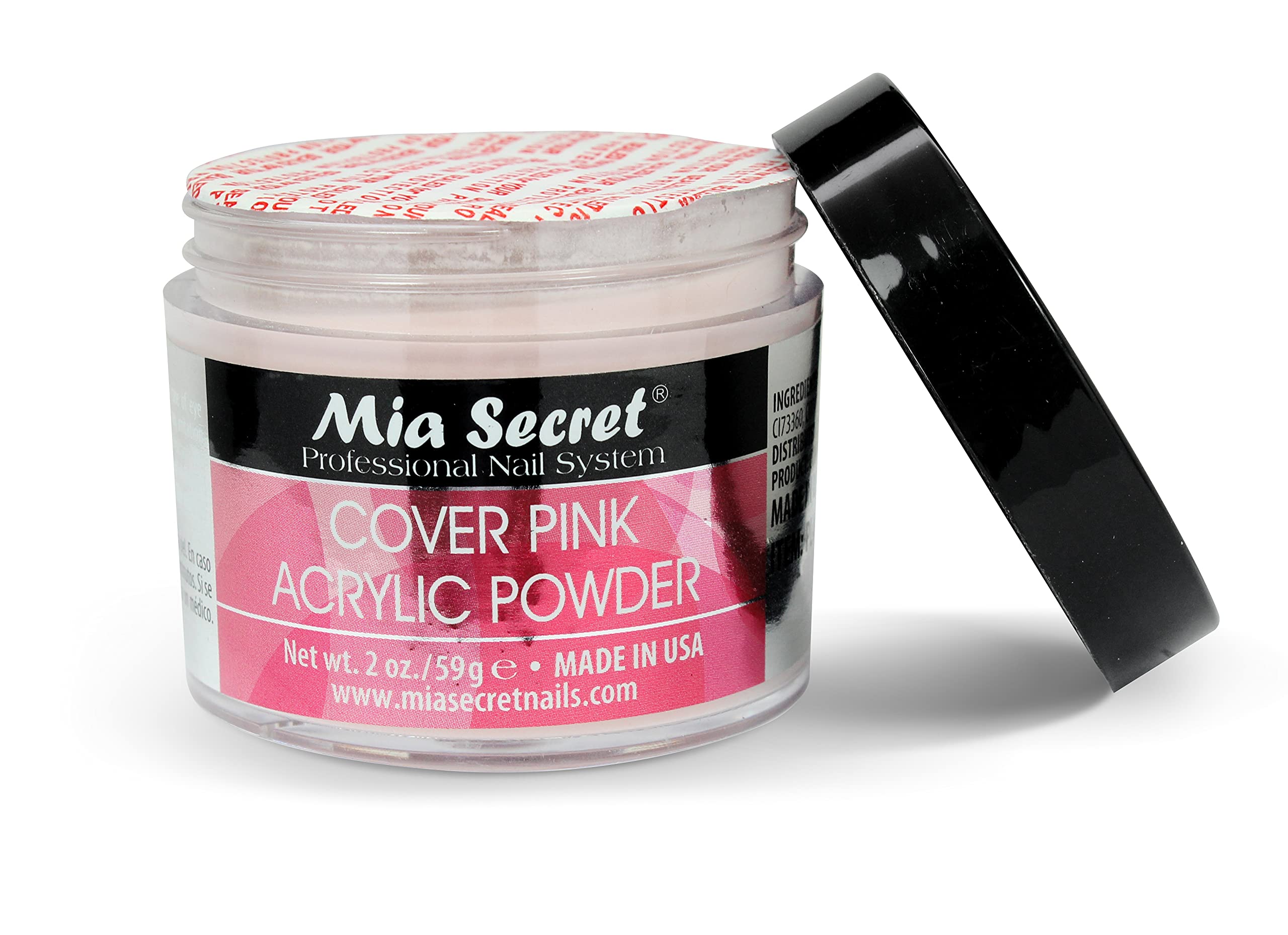 Mia Secret cover pink acrylic powder for nail extensions