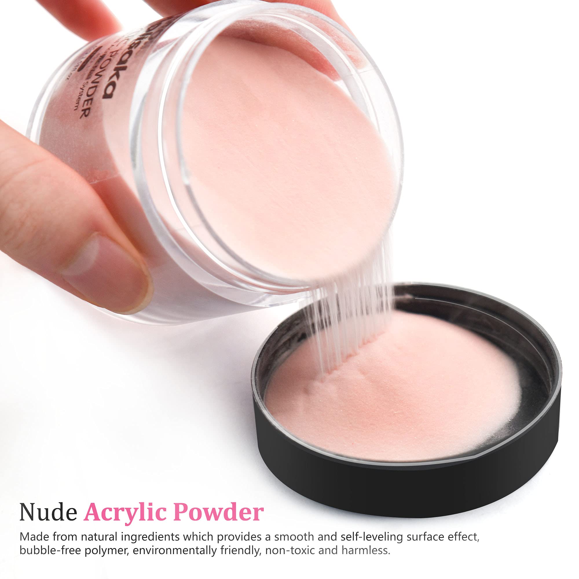 Molisaka professional nude acrylic powder for nail extensions