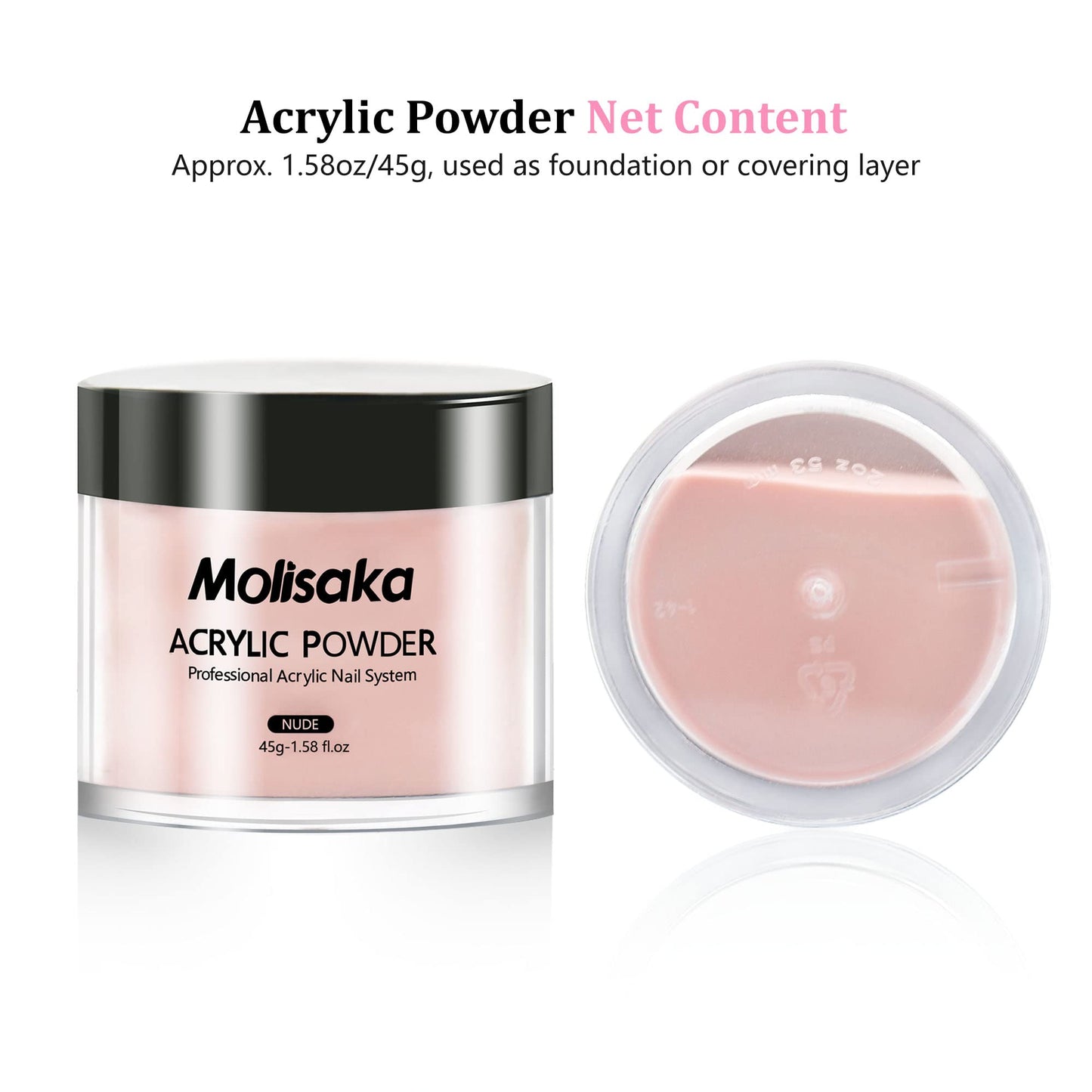 Professional salon supplies Molisaka nude powder for French nails