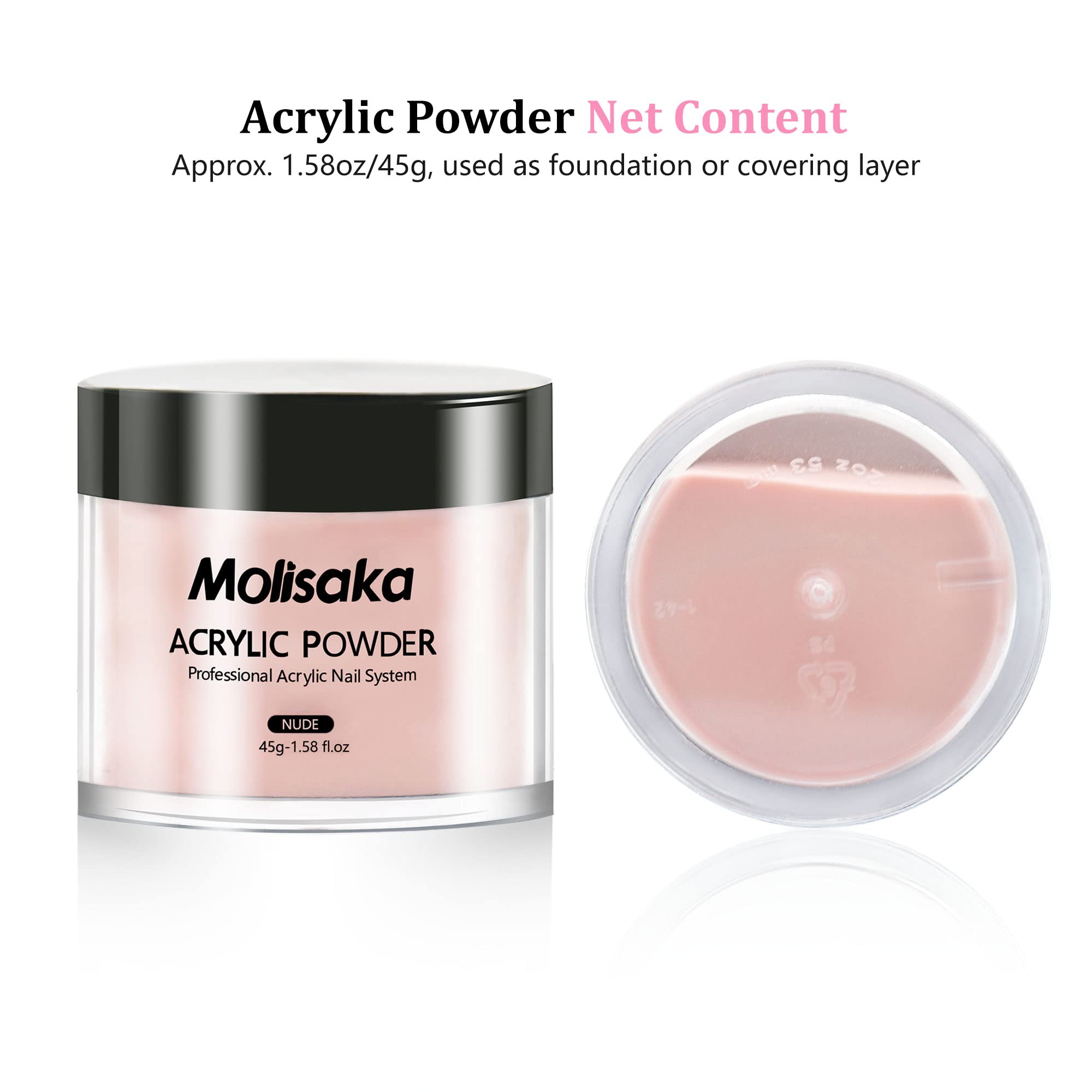 Professional salon supplies Molisaka nude powder for French nails