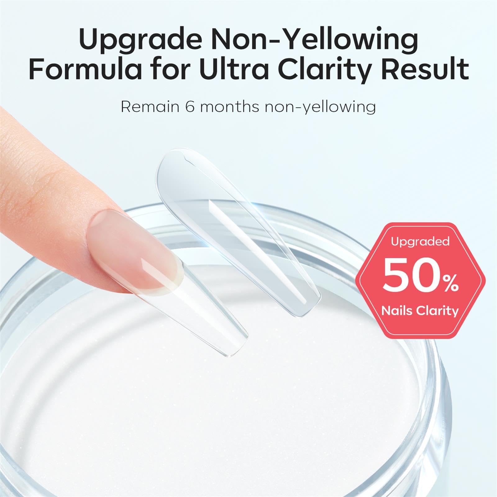 Modelones 4.23 ounce clear acrylic powder container