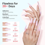 Detailed view of 3D nail art carved using Modelones acrylic powder