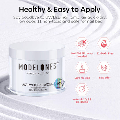 Modelones acrylic powder for DIY manicure and nail art