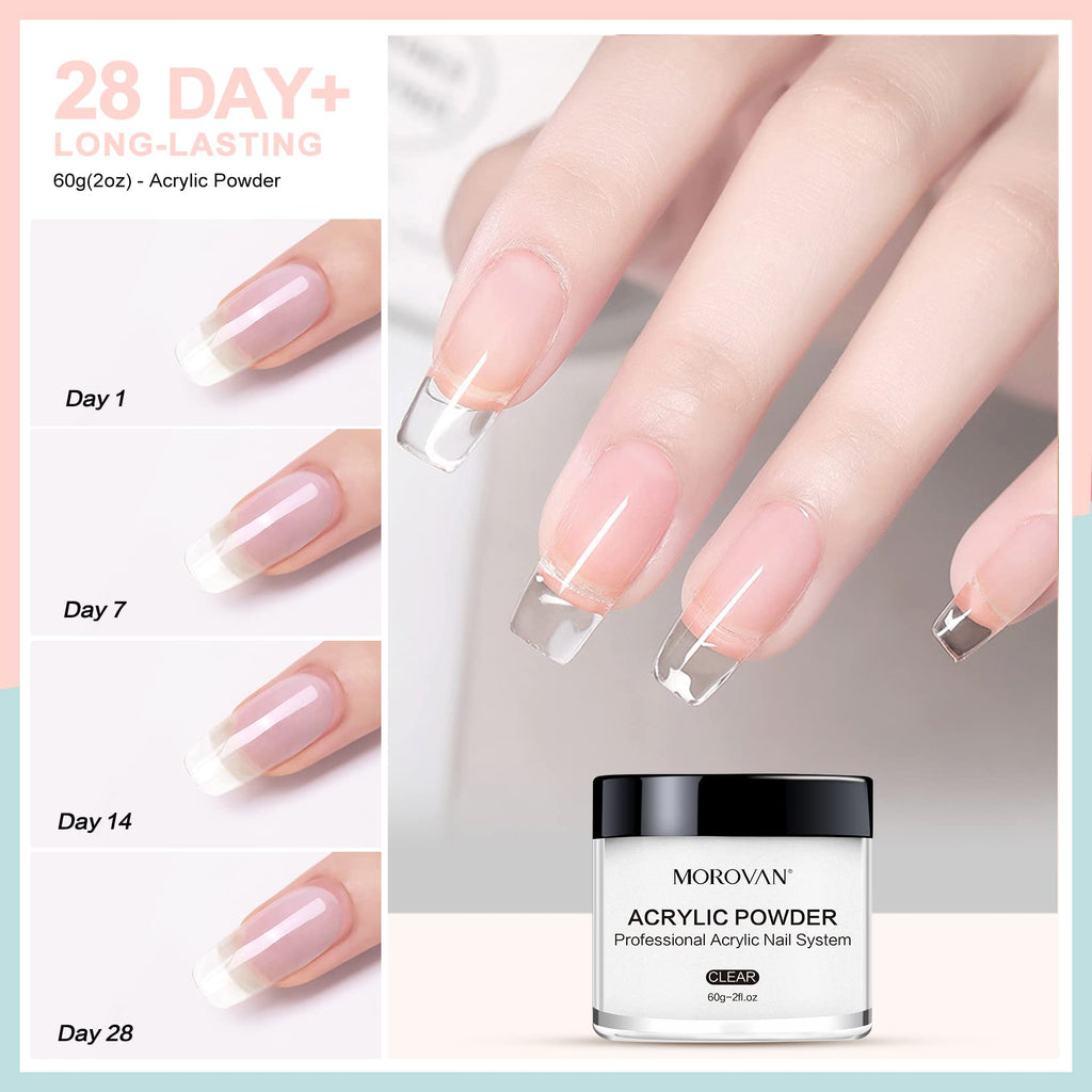 Intricate 3D nail carving made with Morovan acrylic kit