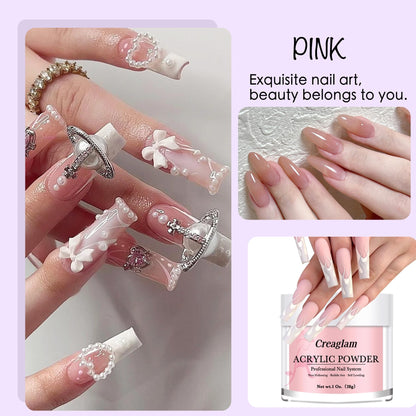 Professional acrylic powder set for nail extensions