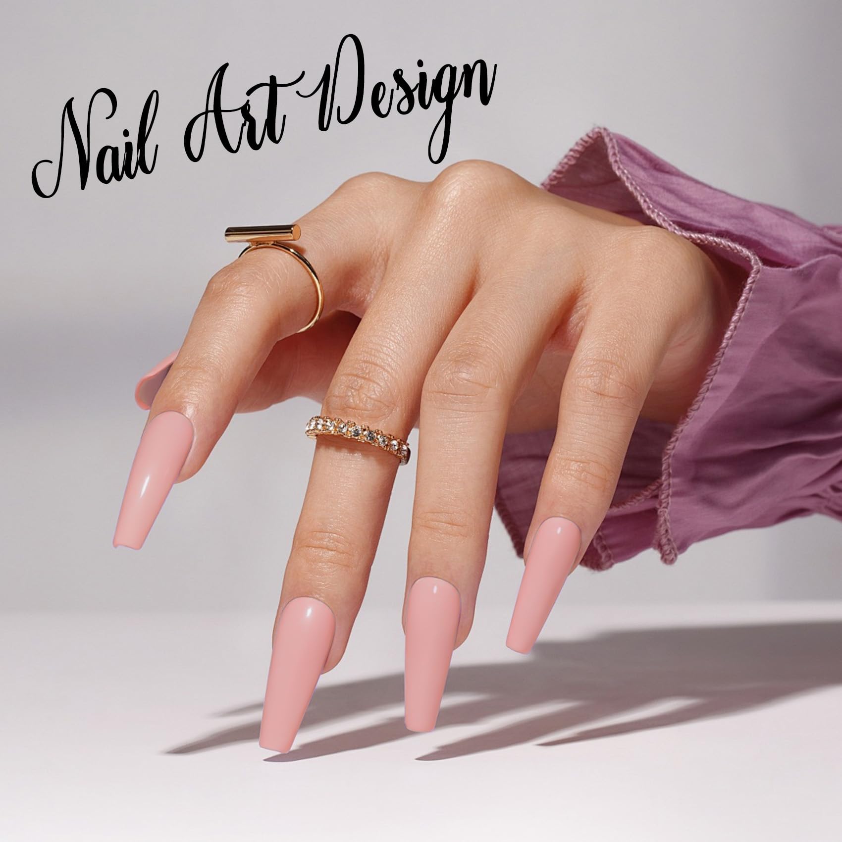 No lamp needed acrylic powder for French nail tips