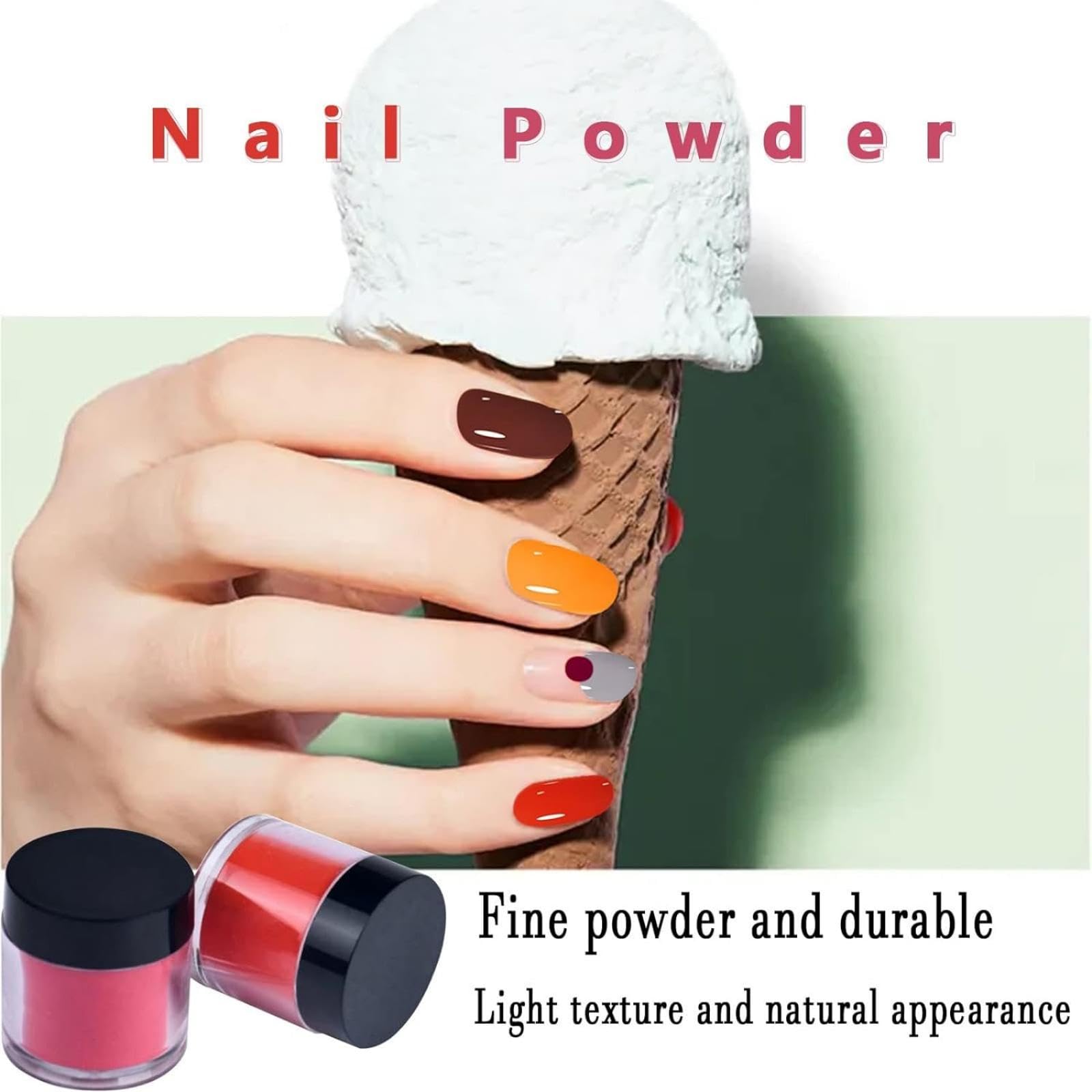 Professional DIY nail art acrylic powder collection