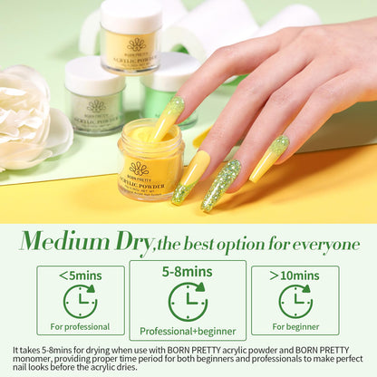 Professional polymer nail kit for DIY home salon use