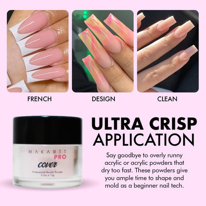 MakarttPro beginner nail kit contents on professional background