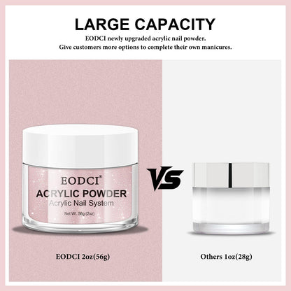 Eodci acrylic powder jar for nail extensions and 3D art