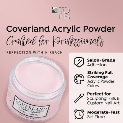 Blush Pink colored acrylic polymer texture detail
