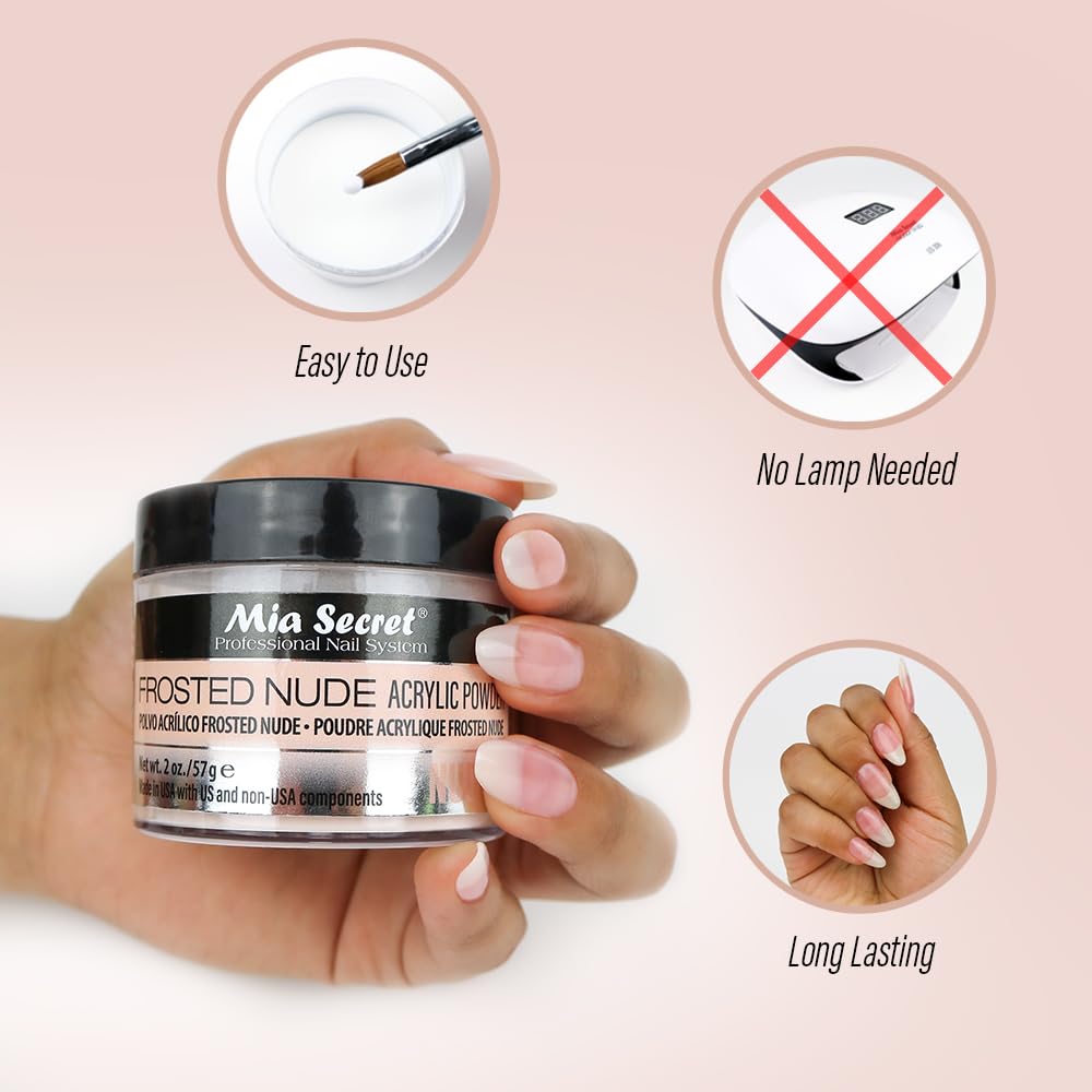 Mia Secret acrylic powder container size reference