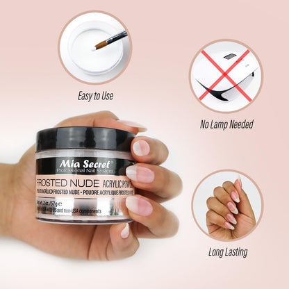 Mia Secret acrylic powder container size reference