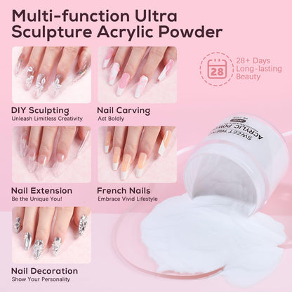 Professional Sweet Trend nail extension powder kit packaging