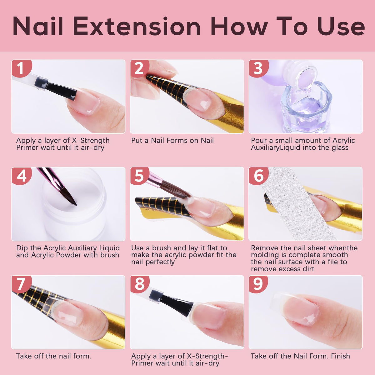 Sweet Trend professional acrylic system for DIY manicures