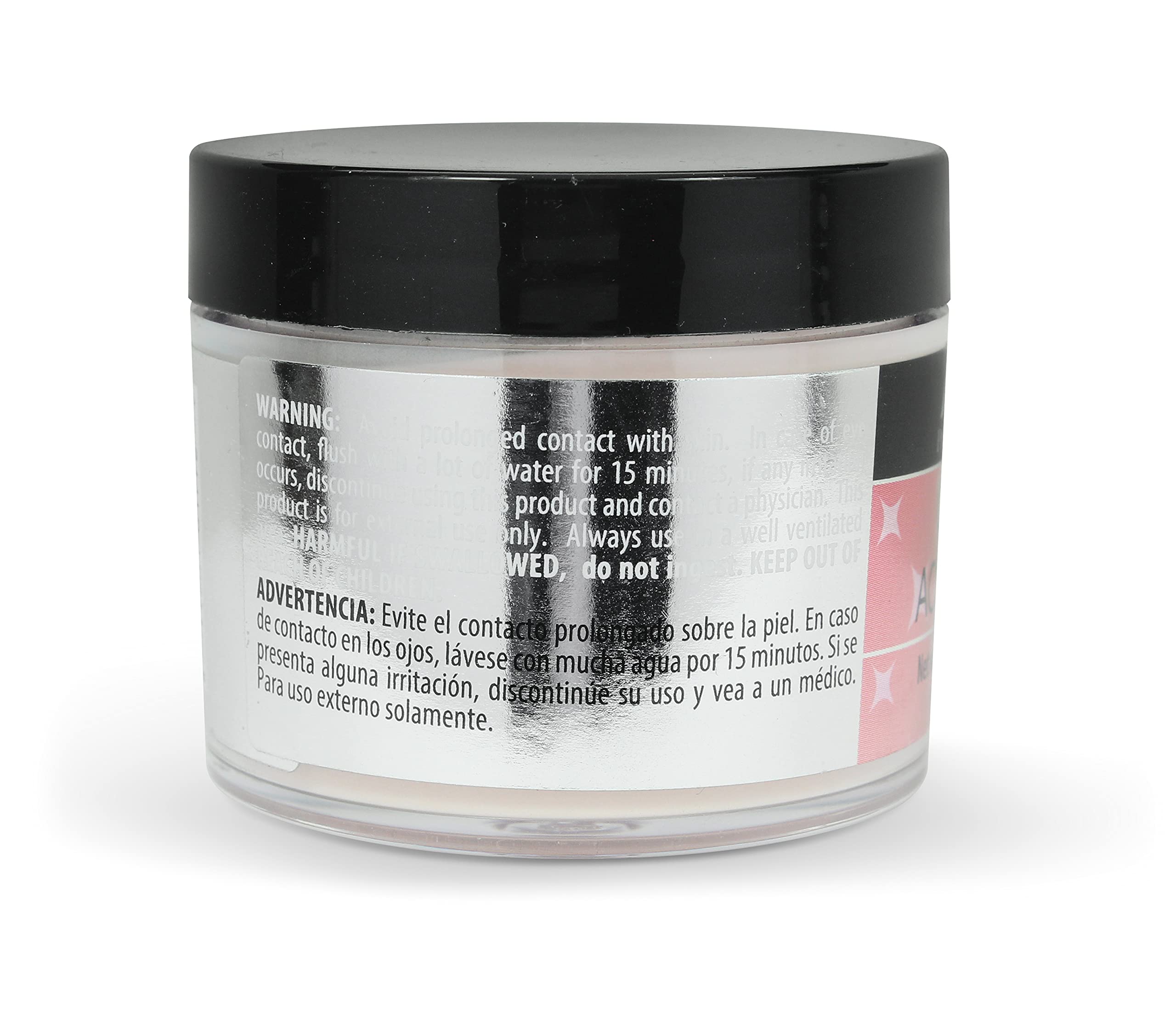 Mia Secret Cover Rose nail extensions powder packaging detailing product size and weight