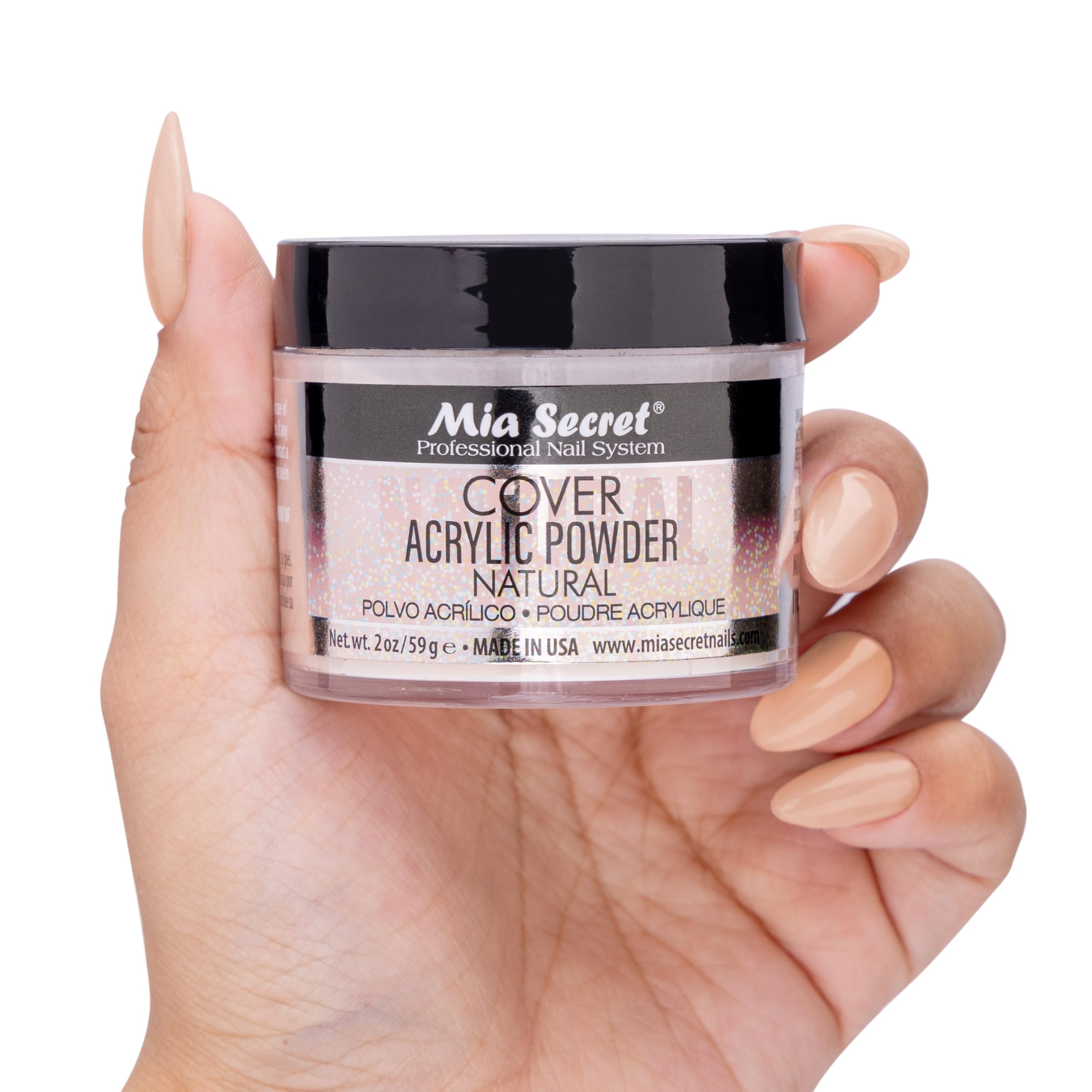 Mia Secret professional acrylic powder container top view