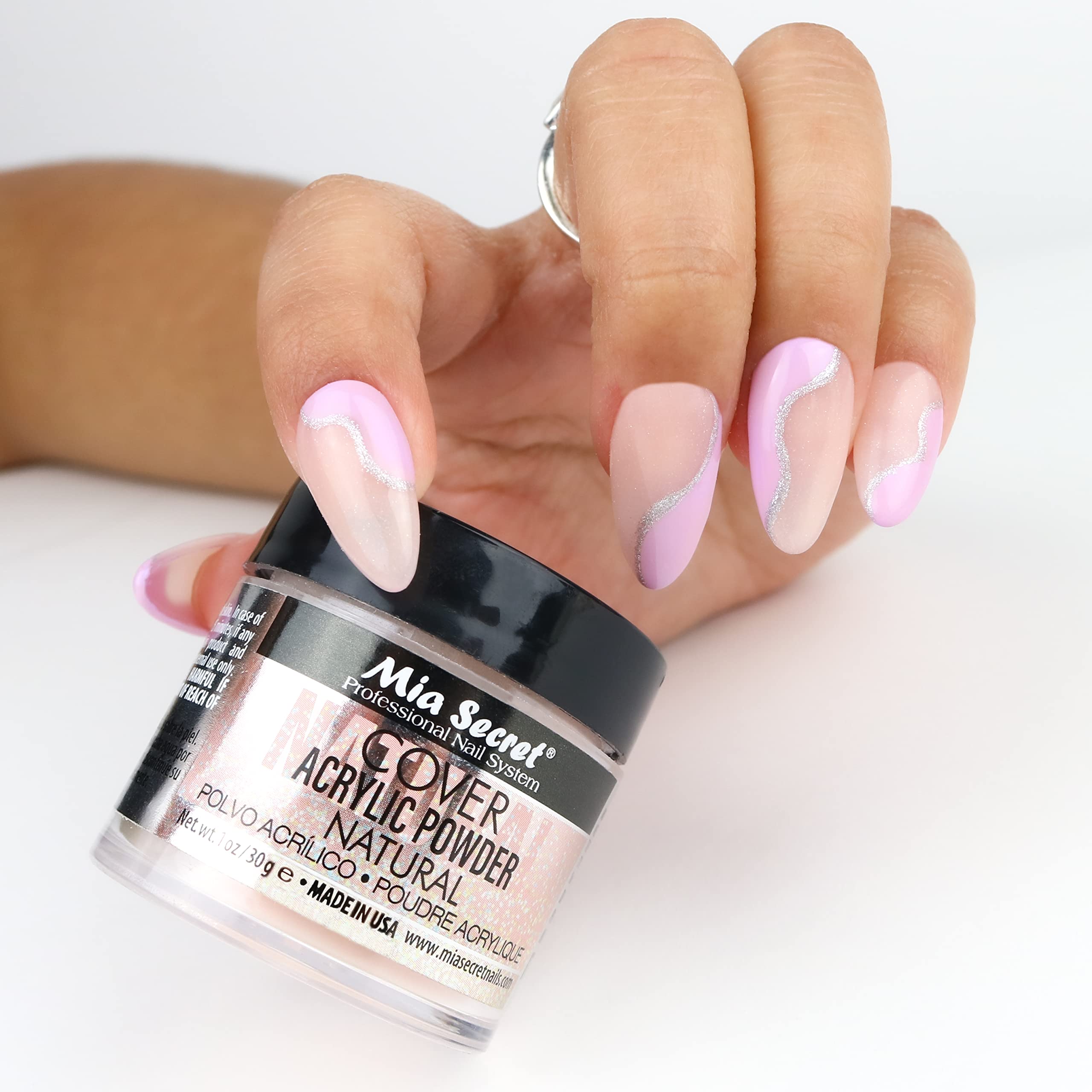 Mia Secret Cover Natural powder texture and packaging
