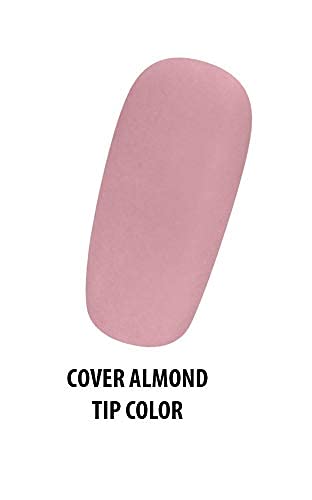 Close up of Mia Secret Cover Almond acrylic powder texture